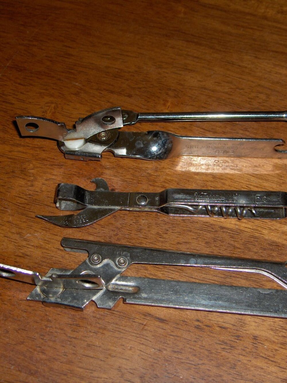 Vintage Can Openers, Vaughan's, Ecko Miracle, & Vaughan's